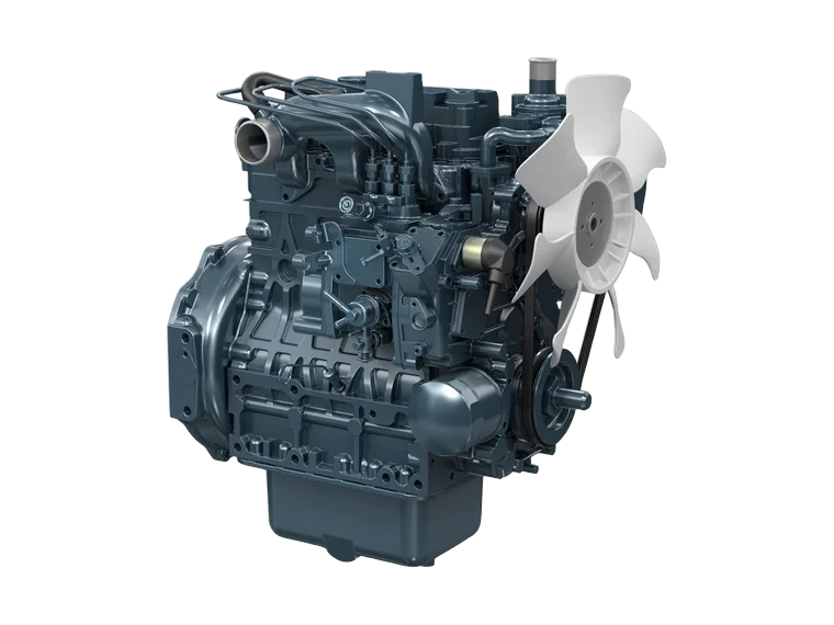 Motor diésel Kubota D1703, 35 HP, 3 cilindros — Serie 03, venta en Chile
