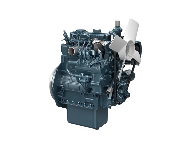 Motor diésel Kubota D722, 20 HP, 3 cilindros — Serie Super Mini, venta en Chile