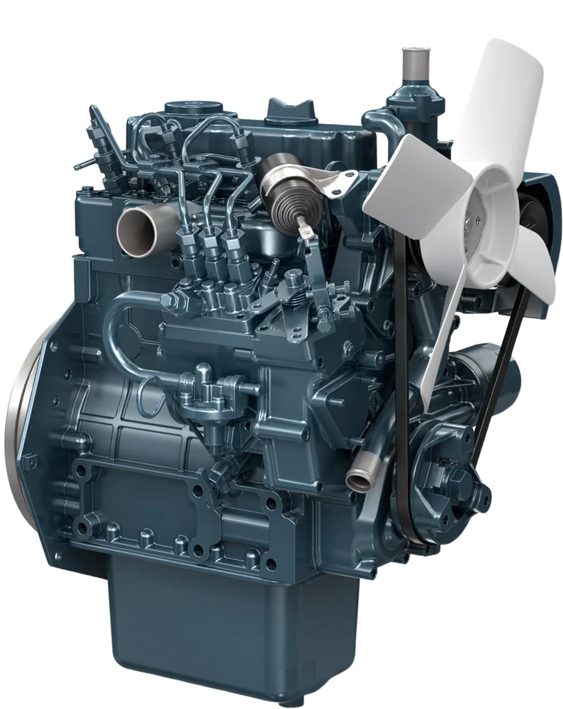 Motor Kubota D722-E2B, 20.0 HP / 3600 RPM, norma EPA/CARB Tier 2