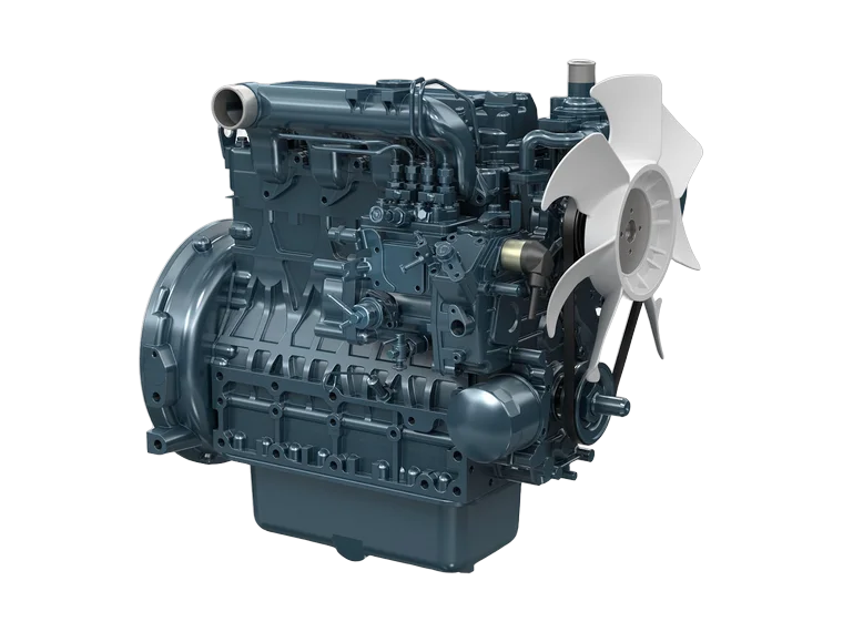 Motor diésel Kubota V2403, 49 HP, 4 cilindros — Serie 03, venta en Chile