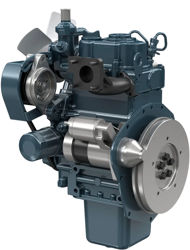 Motor Kubota Z482-E4B vista angular