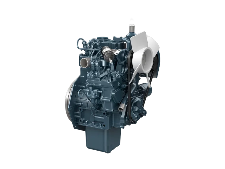 Motor diésel Kubota Z482, 13 HP, 2 cilindros — el más compacto de la gama, venta en Chile